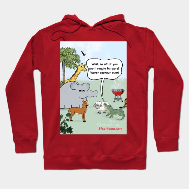 Cookout Complaints Hoodie by Enormously Funny Cartoons